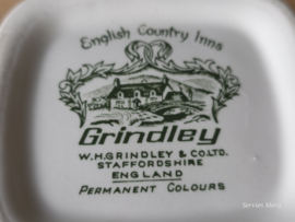 Engels groen Grindley Country Inns Koffiepot 18 cm