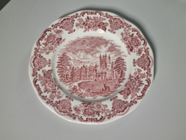 Engels rood Enoch Wedgwood Royal Homes Of Britain plat bord 25 cm