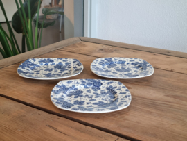 Beatrix Societe Ceramique Set 3x vierkant gebaksbordje 15 cm