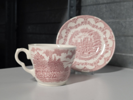 Engels rood Ironstone EIT Ltd England kop en schotel