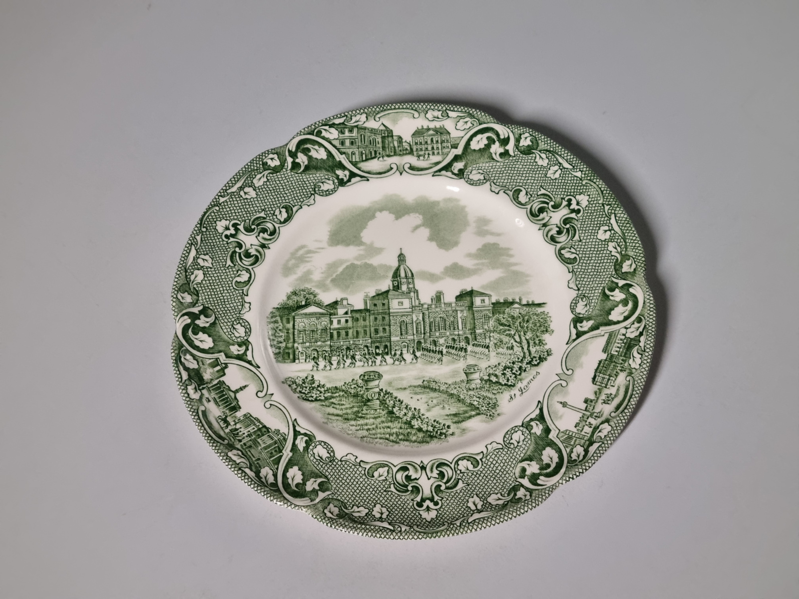 Engels groen Johnson Brothers Old London ontbijtbord 22,5 cm