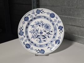 Zwiebelmuster Huttensteinach ontbijtbord (gladde rand) 20,5 cm