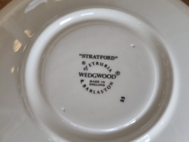 Wedgwood Stratford set 6x Thee Kop en schotel 8 cm