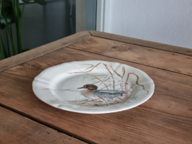 Frans GIEN decor Sologne Bord 23 cm afb. Eend