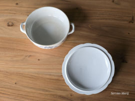 Meibloem Petrus Regout Dekschaal Terrine (hoekig model)