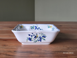 Villeroy en Boch Phoenix blau schaal vierkant 15 cm