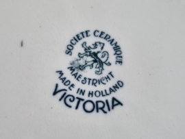 Victoria Groen Societe Ceramique set 8x Ontbijtbordje 20,5 cm (wit)