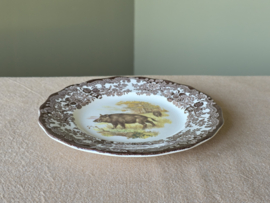 Engels Palissy Game Series ontbijtbord 20 cm (afb. zwijn)