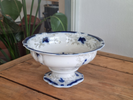 Petrus Regout Wellington decor Persian Bowl Robuuste schaal op voet