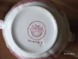 Villeroy en Boch Burgenland rood roomstel (gewoon model)