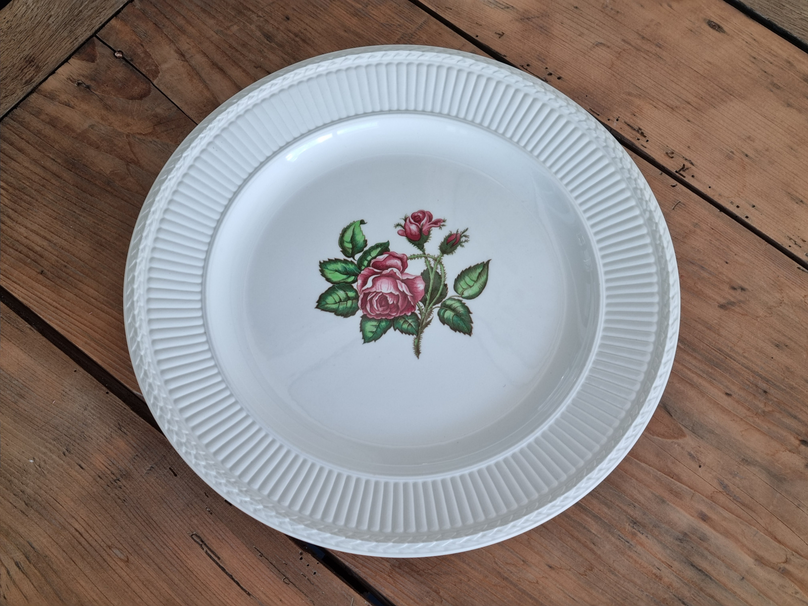 Wedgwood Moss Rose gebakstel 8 personen