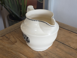 Landschap Zwart Société Céramique Kan nr. 2 (chipje onderrand)