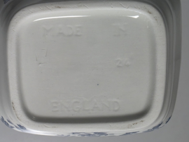 Engels blauw Unicorn Tableware Asiatic Pheasants Kan 18 cm