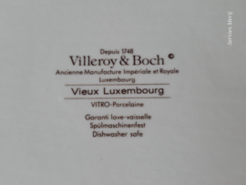 Alt Vieux Luxembourg vierkante Serveerschaal met greepjes 21 cm