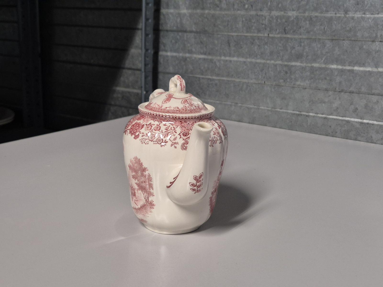 Villeroy en Boch Burgenland rood Koffiepot Theepot nr. 4 ca. 0,6 liter