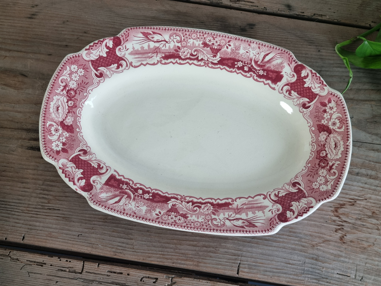 Victoria Rood Societe Ceramique set 3x Serveerschaal (wit)