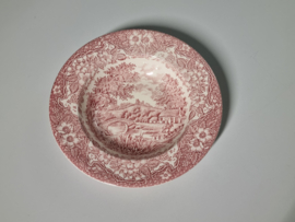 Engels rood English Ironstone Tableware EIT diep bord 22 cm (brug)
