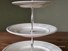 Wedgwood Edme Etagere 3-laags zilverkleurig