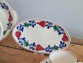 Oud Boerenbont Regout Royal Sphinx koffieservies 6 personen
