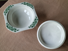 Engels groen Wood & Sons Westminster dekschaal terrine