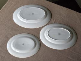 Wedgwood Briar Rose set 3x ovale schaal
