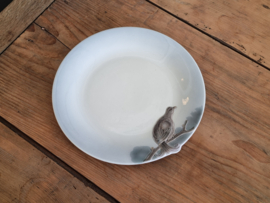 Verkocht = Waechtersbach Wildservies Bord Vogel op tak 24 cm