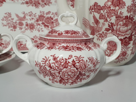 Villeroy en Boch Fasan rood Villeroy en Boch Koffieservies 4 pers.