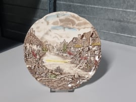 Engels bruin Johnson Bros Olde English Countryside Ontbijtbordje 20 cm