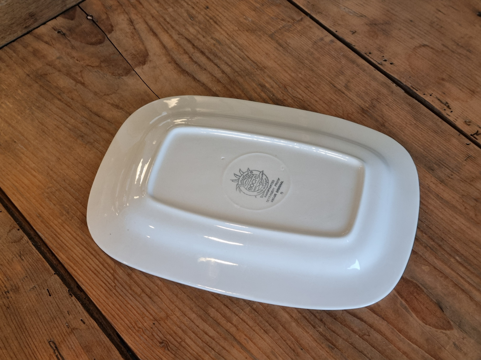 Boerenbont Boch rechthoekige schaal 26 cm