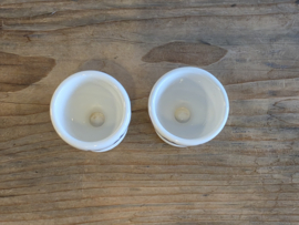 Boerenbont Boch set 2x Eierdopje op voet (nieuwste Boch)