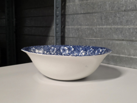 Engels blauw Enoch Wedgwood Woodland hoge ronde schaal 24,5 cm
