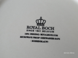 Royal Boch Boerenbont blauw Boerenblauw ontbijtbord 21 cm