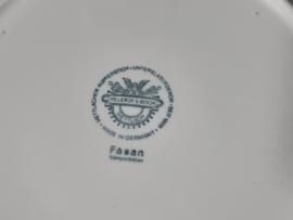 Villeroy en Boch Fasan rood plat Dinerbord 23,5 cm