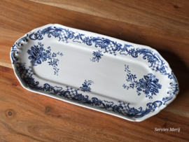 Villeroy en Boch Valeria blauw langwerpige schaal 31,5 cm