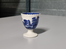 Engels Copeland Spode's Tower blauw Eierdopje