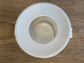 Petrus Regout wit theelicht (blind stempel, beschadiging)