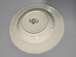 Frans Sarreguemines Obernai diep bord 23 cm (ganzen)