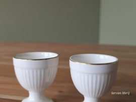 Wedgwood Edme Jubilee Goudrand set 2x eierdop