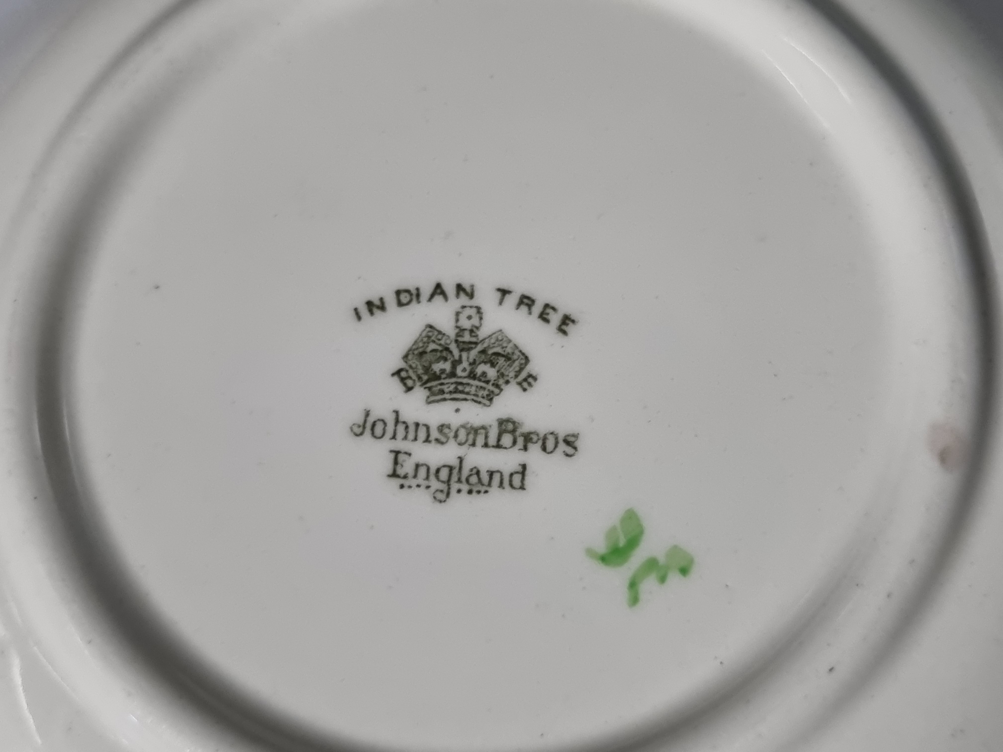 Engels bruin Indian Tree ronde schaal 21 cm
