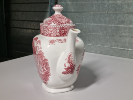 Engels rood Wood & Sons Burslem decor Woodland Koffiestel