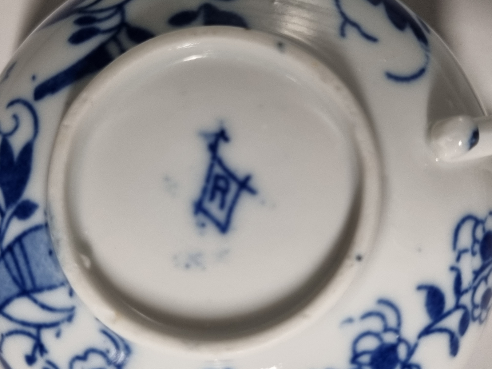 Zwiebelmuster Regout Thee Kop en schotel