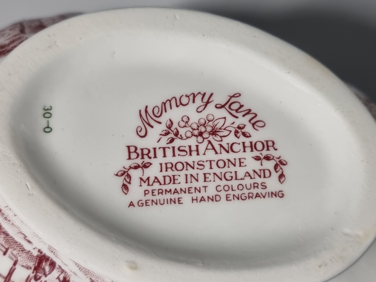 Engels rood British Anchor Memory Lane sauskom met oor