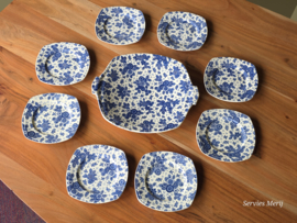 Beatrix Societe Ceramique Gebakstel 8-pers (vierkant model Art-Deco)