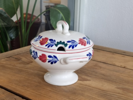 Oud Boerenbont Societe Ceramique 483a zeldzaam Soepterrine van het Kinderservies