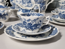 Engels Ridgway Windsor blauw Ontbijtservies 8-pers.
