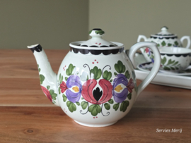 Societe Ceramique Schrijfnamendecor decor Boskoop Tete-a-tete stel