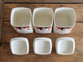 Societe Ceramique set Vooorraadpotten decor Faust