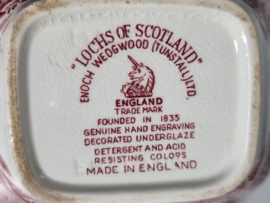 Engels rood Enoch Wedgwood Lochs of Scotland Koffiepot 18 cm