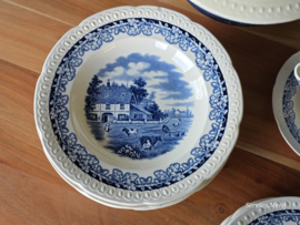 Boerenhoeve blauw Societe Ceramique Eetservies 6 personen