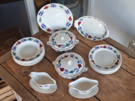 Boerenbont Boch compleet eetservies 8 persoons 22 delen